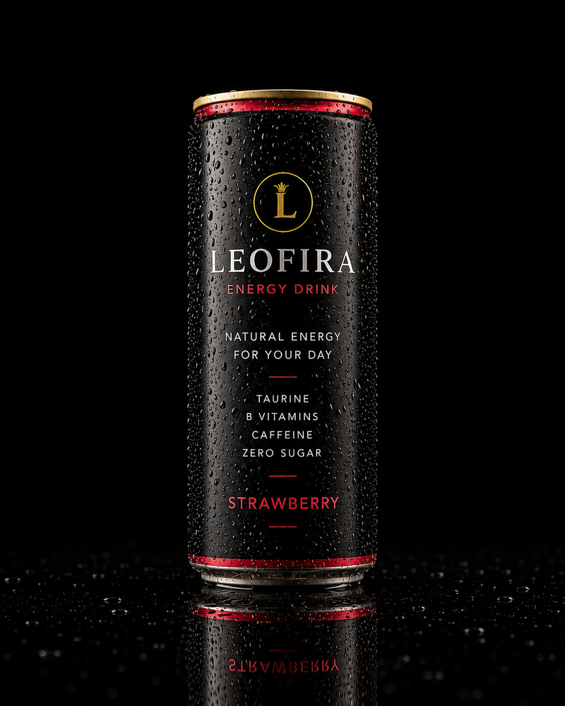 Leofira Strawberry – Natural Energy Zero Zucchero