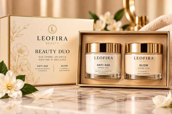 LEOFIRA Beauty Duo, kit con Anti-Age e Glow